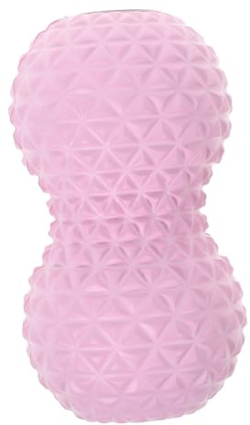 BESTYASH Peanut Massage Ball Double Pack Muscle Roller Ball for Neck and Foot Massage for Fascia Release and Trigger Point Therapy Starlight Pink