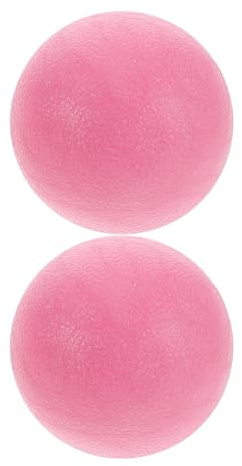 2 Stück Massageball Rosa aus Tpe, für Yoga und Training | Tiefengewebsmassage, Triggerpunkt Anwendung, Kugelförmig, für Rücken, Füße und Nacken bei Übungen