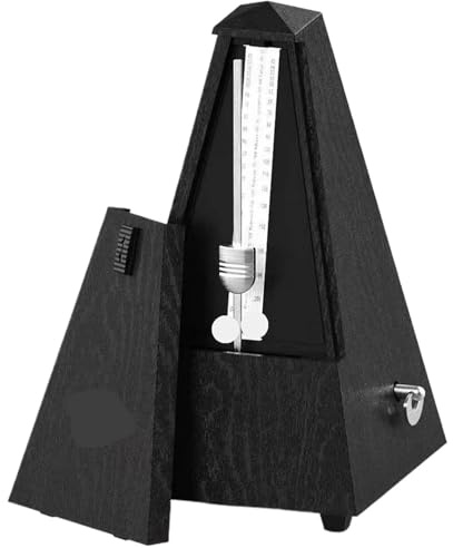 Metronom Mechanisches Metronom Tempo Universal for Klavier Gitarre Trommel Violine Saxophon Musiker FüR Klavier Gitarre(Black)
