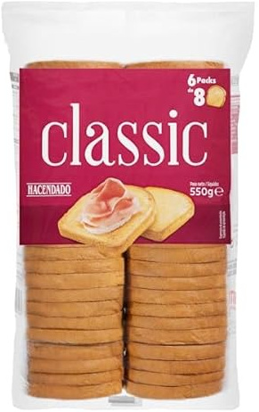 Toastbrot Classic – 6 Packungen (550 g), 3er-Pack