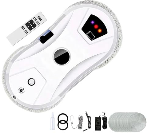 bergxperten valisus window cleaning robot,5600Pa Suction AI Spray Window Cleaner