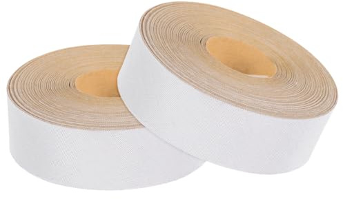 Luxshiny Self-Adhesive Lampshade Edging Strip 16.40Ft Vintage Cloth Banding Tape for Table Lamp Shade Edge Protection and Home Light Shade Decor