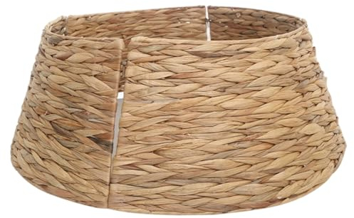 Csafyrt Collier d'arbre de noël en Jacinthe d'eau Couverture de Support 'Arbre noël tissée pour décorations fête à Domicile Couleur