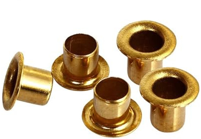 Rivetti tubolari in ottone, dadi for rivetti cavi for PCB a doppia faccia M0.9-M6(3mm (100pcs),OD 0.9mm)