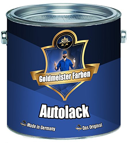 Goldmeister Farben 2 K Autolack - Grundierung und Decklack in Einem - Extrem Wiederstandsfähiger Landmaschinenlack (Feuerrot RAL 3000, 1 kg)