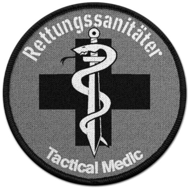 Patch Rettungssanitäter Medic Sanitäter Polizei BW Paramedic #31387