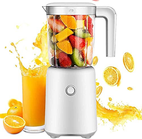SHALOLY Centrifugeuses, Portable Juicer Blender 600Ml Blanc Juicer Machines, Rendement De Jus Supérieur pour Les Fruits, Milk Shake Et Aliments pour Bébés 250W sans BPA Orange Juicer Électrique