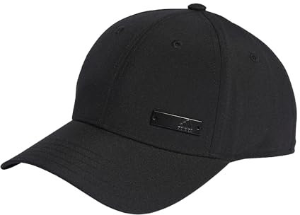 adidas Unisex Metal Badge Lightweight Baseball Cap, Black, XS