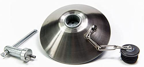 2 Tankdeckel Diebstahlsicherung Sicherung Schutz Verriegelung Tank Schloss Diesel Truck für LKW 80mm Volvo, Daf, Mercedes, Iveco, MAN, Satz mit zwei Schlüsseln