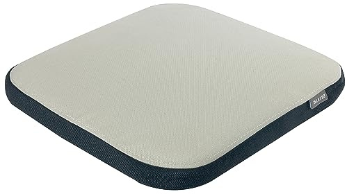 Leitz Ergo Active Balance-Sitzkissen, Ergonomisches Luftkissen für Bürostühle, optimale Sitzhaltung und Ischias-Entlastung, fördert Körperhaltung, Ergo-Serie, Stoffbezug hellgrau, 65400085
