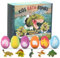 Volumoon 6 Piezas Bombas de Baño con Juguete Sorpresa Dinosaurio, Set de Regalo de Bolas de Baño, Efervescentes de Bombas Baño, Sales de Baño Spa Baño de Burbujas, Regalo de Cumpleaños Niños y Niñas