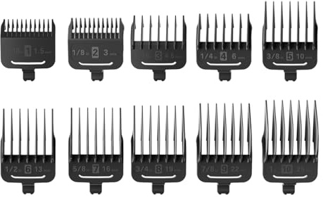 Oneisall RFC-676#1-#8, 1,5 mm/3/mm/4,5 mm/6 mm/10 mm/13 mm/16 mm/19 mm/22 mm/25 mm Schnittlänge, schwarz, 10 Stück