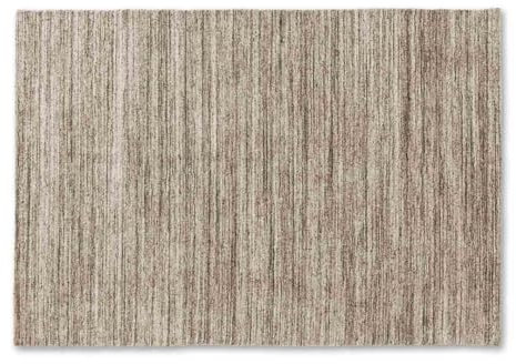 Schöner Wohnen Kollektion gemütlicher Teppich Wohnzimmer, Schlafzimmer - natürlicher Hochflorteppich - Flachgewebe langlebig - harmonische Designs - Teppich braun 200x300