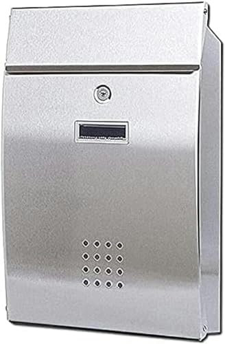 FLTRGO Wall Mailbox Classic Mailbox Der Europäischen Patio Mailbox -Zeitung, Die An Der Wanddekoration des Hauses Der Mailbox Der Modernen Style -Karten -Mailbox Montiert Ist~/