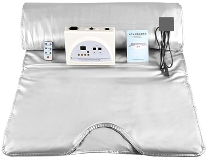 JOLIANE Manta De Sauna Infrarroja Profesional, Terapia De Desintoxicación Térmica Estética Eléctrica Adelgazante Quemada De Grasa, Manta De Sauna Hogar for Mujeres Y Hombres para Sauna en casa