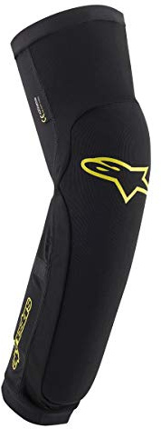 ALPINESTAR Herren Paragon Plus Knie-/Schienbeinschutz, Schwarz, Acid Yellow, Medium