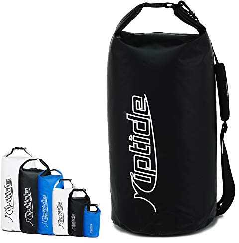 riptide Dry Bag - wasserdichter Packsack mit Umhängegurt I Seesack, Rucksack für Schwimmen, Segeln, Surfen, Outdoor, Strand I Schwimmsack, Drybag, Packsack