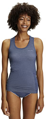 FALKE dam Baslager Ovandel Wool-Tech Light W S/l Sh ull funktionsmaterial snabbtorkande 1 del, Blå Capitain 6751-O, XS
