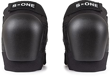 S1 Gen 4 Pro Knee Pads for Scooters, Roller Derby, Skateboards, Roller Skates, BMX (Black Cap, Small)