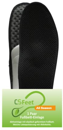 fräsch och aktiv innersula storlek 40 - aktiv innersula med elastisk formad innersula. Mjukt latexklädsel med aktivt kol.