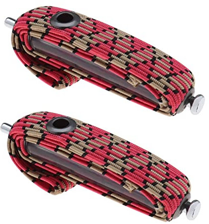 VGOL 2 STÜCKE Single-End Gitarre Einstellbare Elastische Kapodaster Gummiband Kapodaster für Folk Gitarre Ukulele Violine Musikinstrument Zubehör