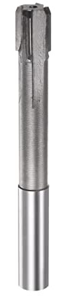 sourcing map Hartmetall Reibahle 14.3 mm, 4 Schneidig, H8/H7 Genauigkeit, Sandstrahlbeschichtung Maschinenreibahle für Metall Holz Loch Reiben, Gerade Nut Hochgeschwindigkeitsstahl Werkzeug