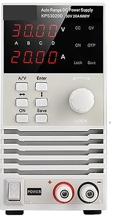 DELURA DC power supply Laboratory DC Power Supply Unit Adjustable 4 Digit Mini Lab Bench Power Supply Source Memory Function Voltage Regulator Multi protection (Color : NEW KPS3020D 600W)