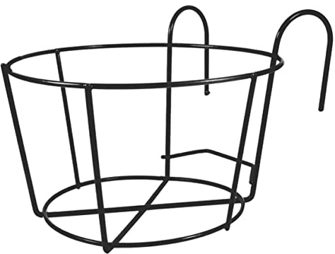 Supvox Blumentopf Regal Aus Eisen Hängende Blumentopfhalterung Für Balkon Garten Wand Und Fensterbank Für Bonsai Und Dekoration 2 Stück Größe XL