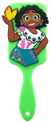 Disney Encanto – Spazzola Paddle Districante Grande per Bambini – Mirabel – Setole Morbide Senza Dolore – Per Capelli Bagnati o Secchi – Prodotto Ufficiale Disney