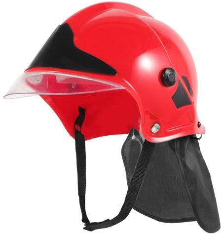 LIFKOME Feuerwehrmann Helm Für Rotes Kostümzubehör Für Feuerwehr-themenpartys Rollenspiele Und Kindergeburtstage Leichtes Bequemes Design Für Unvergessliche Erlebnisse