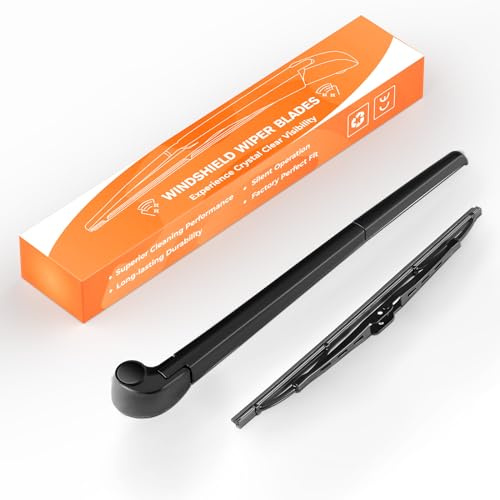 GEARMONSTER Heckwischerarm Scheibenwischer Wischblattsatz, Wischerarm Hinten Scheibenwischer Wischer Set für A3 8P A4 AVANT B6 B7 2003-2012 Ersatz Heckwischerarm