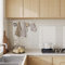 Yoillione Azulejos Adhesivos Cocina Baldosas: Gruesas Pegatinas Adhesivas para Pared - Beige 3D Papel Vinilo
