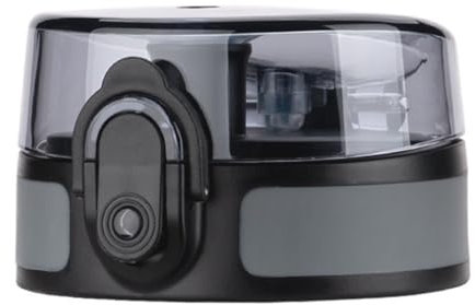 JAWUZ Tapa De Repuesto Para Botellas,Con Pajita De Silicona,Cierre Hermético 1 Clic,Apto Para Lavavajillas,Diseño Infantil,Para Botellas De 1000ml