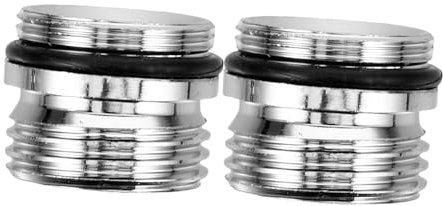 POPETPOP 2pcs Faucet Adapter Kit for Kitchen Sink Hose Connector Filter Faucet Adapter for Sink Tap