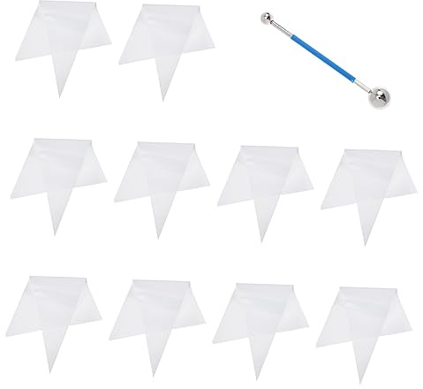 SHINEOFI Bolsas De Sellador De Cemento Para Azulejos y Mampostería, De Pe Resistente, Recargables, 20 Unidades, Uso Construcción y Juntas De Lechada
