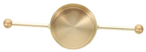 CHILDWEET Stainless Steel Double Ball Bar Measuring Cup Gold Plated Ounce Jigger for Cocktail Syrup Wine Measurement Home Bar Tool