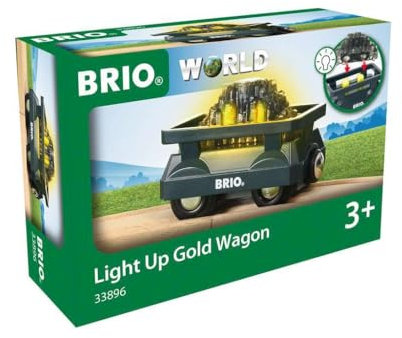 BRIO 33896 Goldwaggon mit Licht