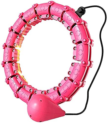 Cretee Will Not Fall Hula Hoop Verstellbarer Hot Waist Worker für Erwachsene Hula Hoops (Taille 55-125cm)