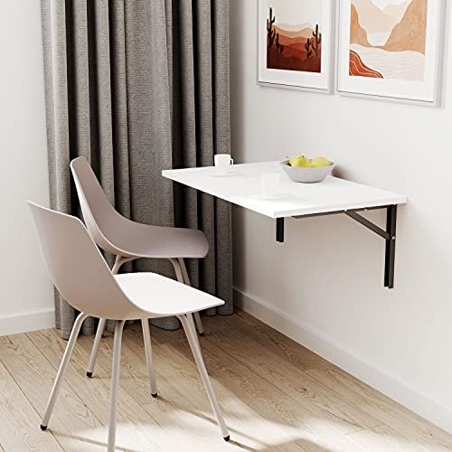 AKKE 100x60 | Wandklapptisch Klapptisch Wandtisch Küchentisch Schreibtisch Kindertisch | Weiss
