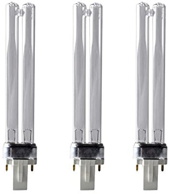 AquaOne 11 Watt UVC Ersatzlampe Wasserklärer G23 Sockel Klärer Leuchtmittel Lampe Teich Filter 3er Set