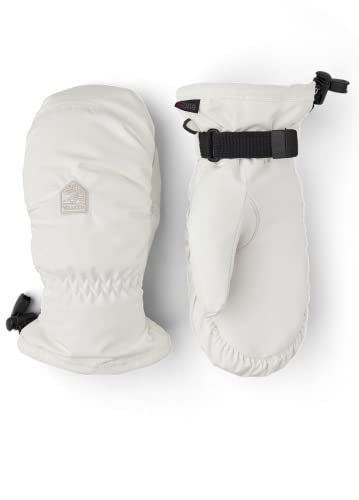 Hestra Damen Powder CZone Handschuh Isolierte Fäustlinge für Winter, Schnee & kaltes Wetter – Elfenbeinfarben – 6