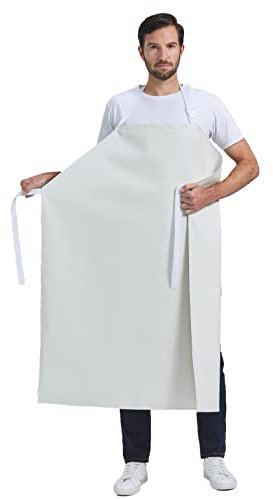 Nanxson Herren wasserdicht Schürze Dick Gummischürze verstellbare Arbeitsschürze Metzgerschürze