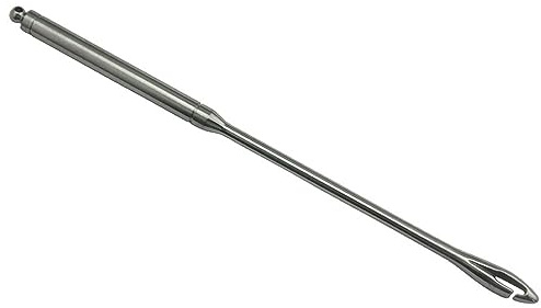Rostfritt stål fiskekrokborttagare löstagare med handtag av aluminiumlegering, säker och skadlig, fri borttagningsskylt, snabb frikoppling verktyg för fisketillbehör