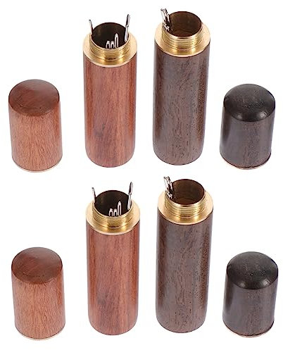 STOBOK 2juegos Kit Sin Agujas De Enhebrar Para Tejer Herramientas De Costura Hogar De Agujas Autoenhebradoras Para De Coser
