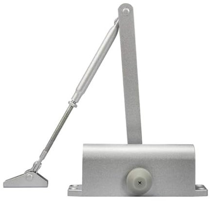 HACSYP Hardware-Türschließer – Gehäuse aus Aluminiumlegierung, automatische Türschließer, hydraulischer Türschließer mit offener Feder, for Wohn- und Gewerbezwecke