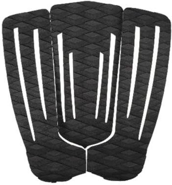 Mealoodiousmusea 3 Stück Deck Traction Pad EVA Surf rutschfeste Surfboard Fußmatte Grip Pads Wasser Surfen Skimboard Kissen Ausrüstung schwarz