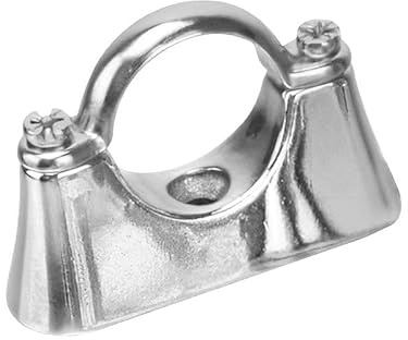 Bag of 2-22mm Cast Brass Chrome Plated Hospital Pipe Bracket (Known as Pipe Brackets/Chrome Pipe Brackets/Pipe Clip / 22mm Pipe Clips/Chrome Pipe Clips Also Available in 15mm, 22mm and 28mm)