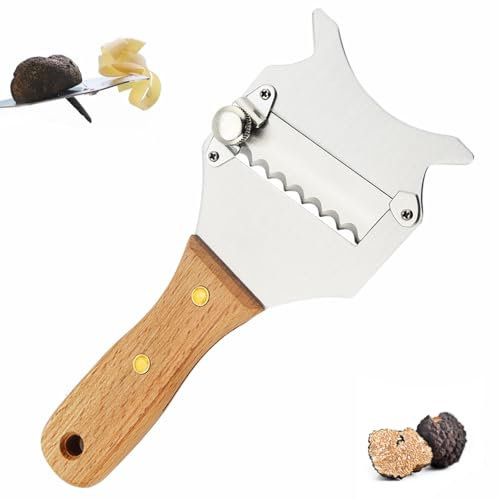 Cortador de queso de trufas, rallador de chocolate de acero inoxidable, gadget de cocina con cuchilla ajustable