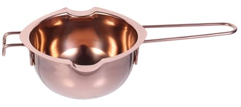 Cabilock Cuenco para Derretir De Acero Inoxidable Utensilios para Hornear Recipiente para Derretir Queso para Baño María y Mantequilla Uso Cocina