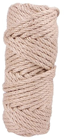 Kisangel 30m Cuerda Rascadora de Sisal para Gatos Juguete de Garra para Jugar de Cuerda para Gatitos para Rascador de Gato